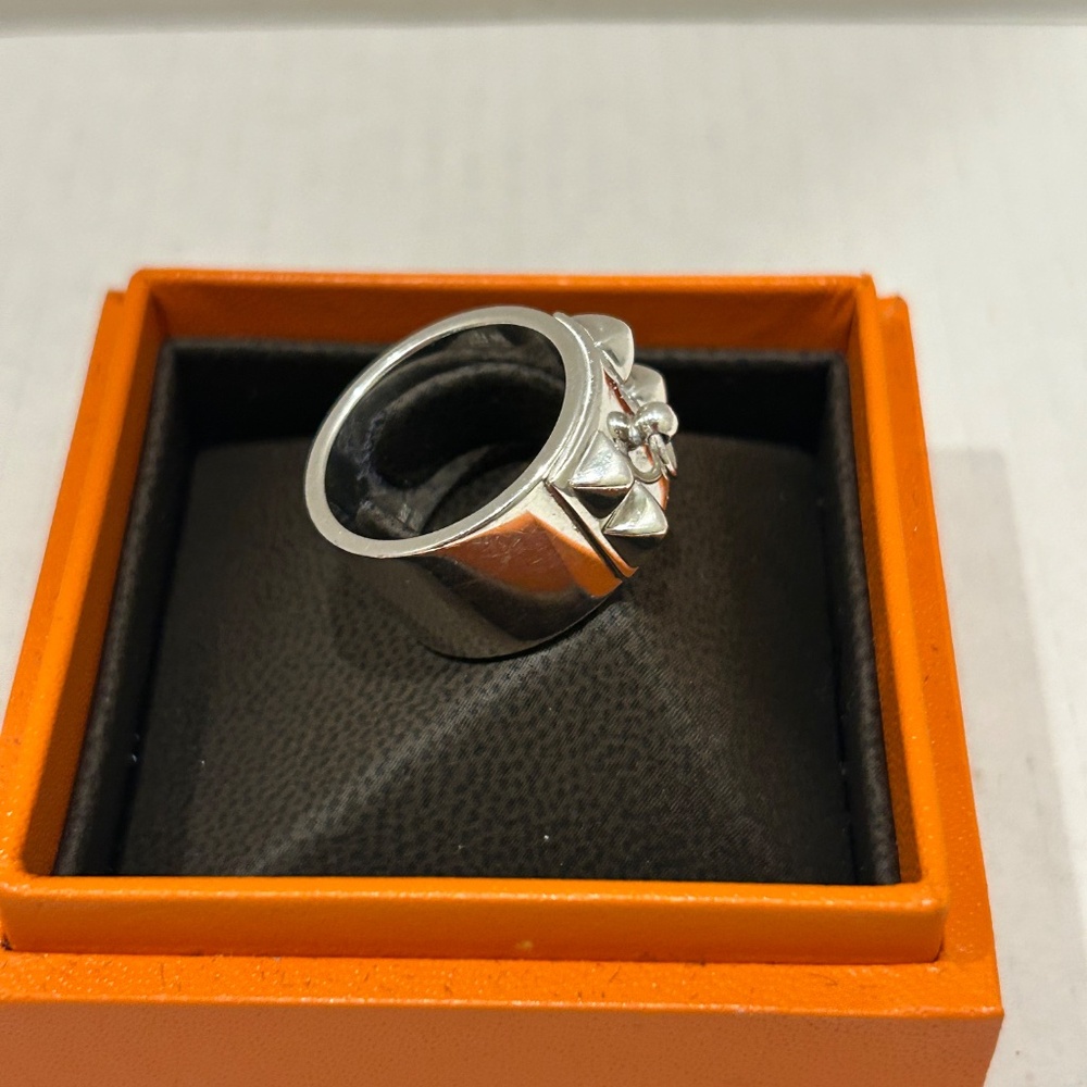 Hermes Collier De Chien Silver Ring - Picture 4 of 11
